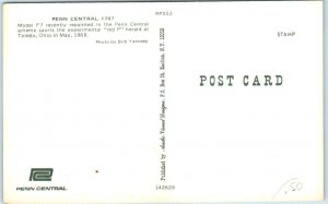 Postcard - Penn Central 1707 - Toledo, Ohio