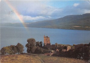 uk44186 rainbow above loch ness by urquhart castle inverness shire scotland uk