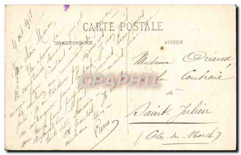 Old Postcard Montreuil Bellay Chateau