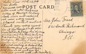 Hamburg New York~Hamburg High School~John Van Epps Pub~1909 B&W Postcard