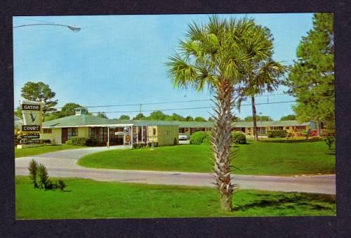 FL Gator Court CT Motel GAINESVILLE FLORIDA PC Postcard