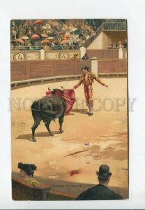 3176855 Pasando de Muleta BULL Matador Torero Vintage Stengel