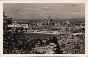 Hungary Budapest Parliament Building Vintage RPPC C141