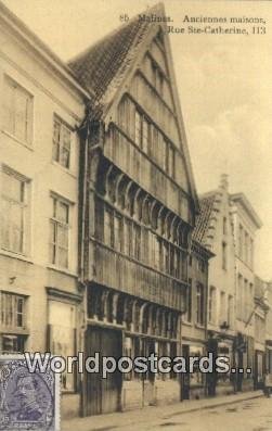 Anciennes Maisons Malines, Belgium 1921 