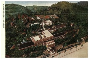 Japan Kyoto Aerial View of Miyako Hotel  Higashiyama Hills Postcard