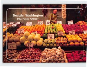 Postcard Pike Place Market, Seattle, Washington