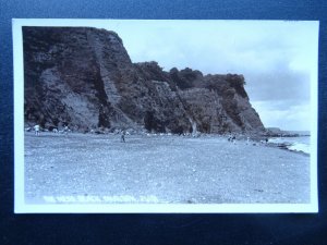 Devon SHALDON The Ness Beach - Old RP Postcard by Chapman & Son