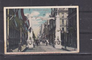 NEW SOUTH WALES, SYDNEY, PITT STREET, PRINCE OF WALES VISIT, c1910 ppc., unused.