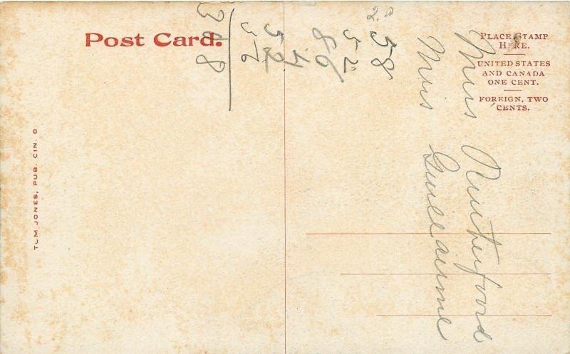 Richmond VA Washington's Headquarters~Fruit Stand~Dormers~BlueTint Postcard 1910