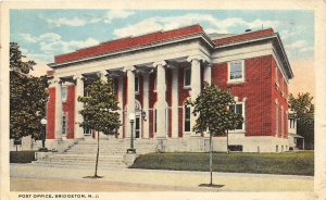 H59/ Bridgeton New Jersey Postcard c1910 U.S. Post Office Building