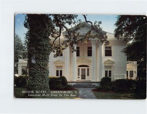 Postcard Manor Hotel, 1045 West Market Street, Greensboro, North Carolina, USA