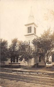 C82/ Madison Nebraska Ne RPPC Postcard 1913 Presbyterian Church Building