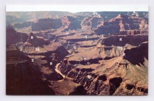 Rim Near Pima And Havasu Points Fred Harvey Grand Canyon AZ Chrome Postcard M15