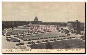 Postcard Old Capitol Plaza Hotel Continental Washington