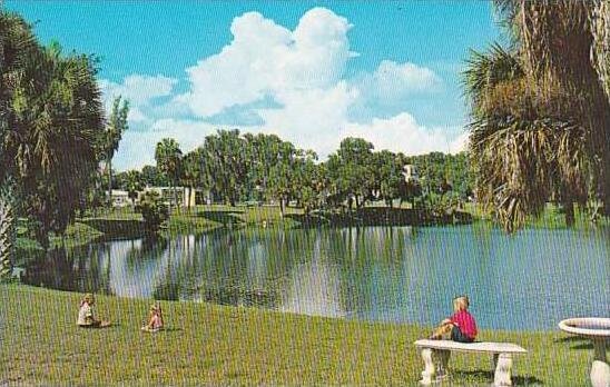 Florida New Port Richey Scenic Orange Lake Is Situated In The Heart Of New Po...