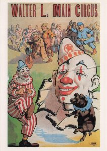 Walter L Old Circus Shelburne Vermont USA Poster Postcard