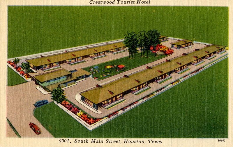 TX - Houston. Crestwood Tourist Hotel