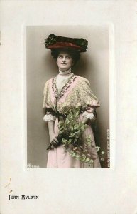 Aristophot 1906 Stage Actress Jean Aylwin RPPC Photo Postcard 21-2112