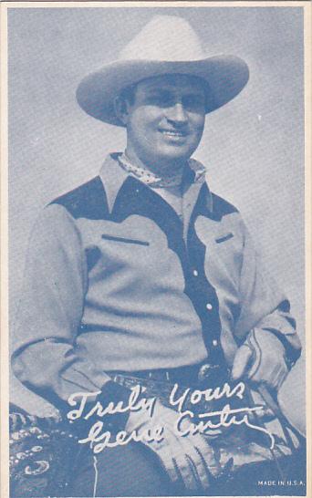 Cowboy Arcade Card Gene Autry