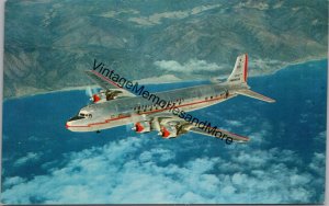 DC-7 America's Fastest Commercial Airliner Postcard PC219