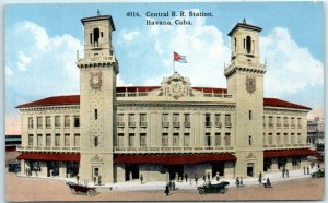 M-24122 Central Railroad Station Havana Cuba