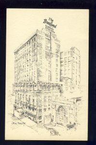 Boston, Massachusetts/MA Postcard, Bradford Hotel On Tremont Street