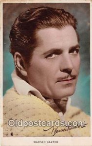 Warner Baxter Movie Actor / Actress Unused 