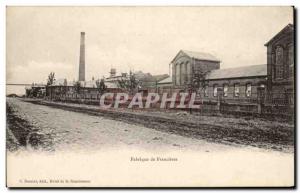 Francieres - Factory - Old Postcard