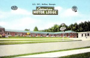 Georgia McRae Cameron Motor Lodge