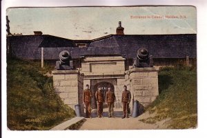 Entrance to Citadel, Halifax. Nova Scotia, Used 1918 Tax Stamp