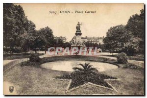 Old Postcard Lyon Place Carnot