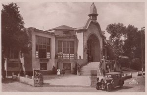 Saint Aubin Casino French Vintage Real Photo Postcard + Billboard Advertising