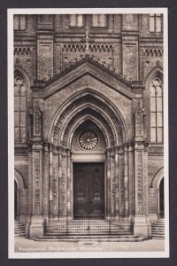 Vintage postcard main portal Marktkirche Wiesbaden Hessen Germany church