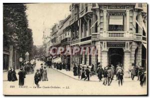 Old Postcard Vichy The Bank Street Cunin Gridaine Societe Generale