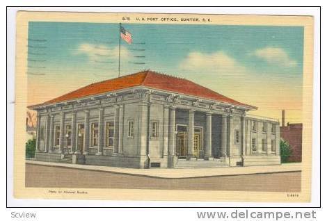 U. S. Post Office, Sumter, South Carolina, PU-1958