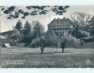 old rppc LARGE BUILDING WITH TREES Salzburg Austria HM2146