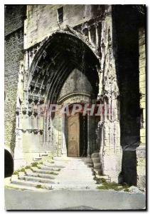 Modern Postcard Pont Saint Esprit Gard the main entrance of the church