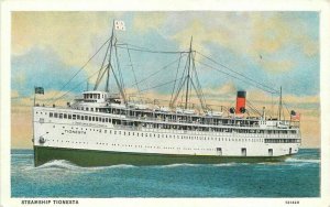 Great Lakes Steamer Tionesta 1920s Wickman Teich Postcard 22-1176