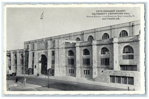 c1920's Fifth Regiment Armory Baltimore's Convention Hall Maryland MD Postcard