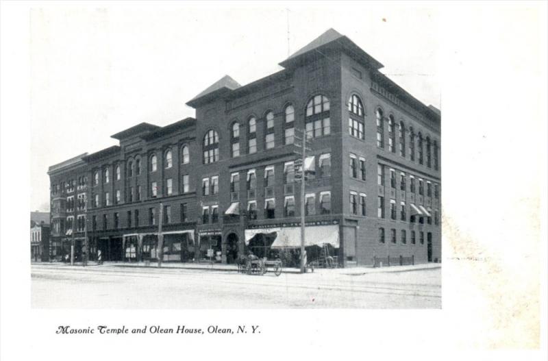 New  York Olean     Masonic Temple and Olean House