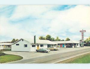 Unused Pre-1980 MOTEL SCENE North Calhoun Georgia GA B5990