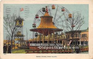 Ferris Wheel Coney Island, NY, USA Amusement Park 1907 