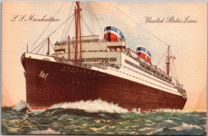 S.S. Manhattan ocean liner - United States Lines