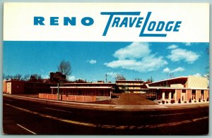 Reno Travelodge Motel Reno Nevada NV UNP Unused Chrome Postcard F6