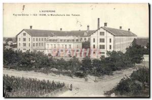 Old Postcard Riom The tobacco factory