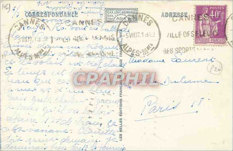 Postcard Old Cap d'Antibes Juan les Pins Cape Pointe