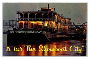 Goldenrod Show Boat St Louis  Missouri MO Show Boat City UNP Chrome Postcard R28