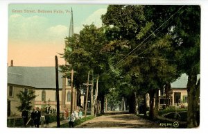 VT - Bellows Falls. Green Street ca 1909