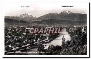 Modern Postcard Innsbruck gegen Suden put u Nockspitze 2406m 2710m Series