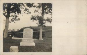 Bethlehem PA Cemetery Filmer Headstone 1908 Real Photo Postcard